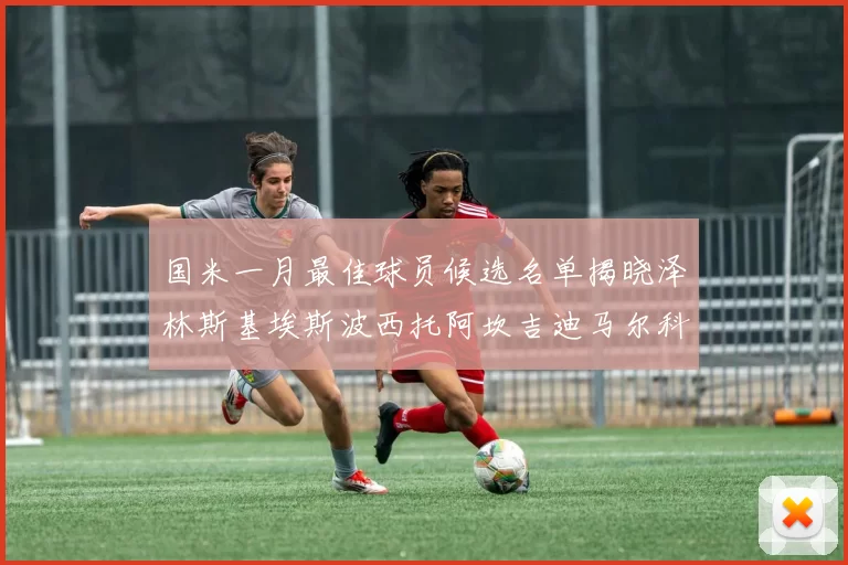 国米一月最佳球员候选名单揭晓泽林斯基埃斯波西托阿坎吉迪马尔科争夺荣誉